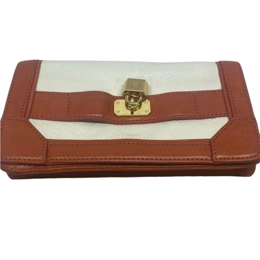 Tory Burch Bond Clutch with Padlock accent - Picture 7 of 10